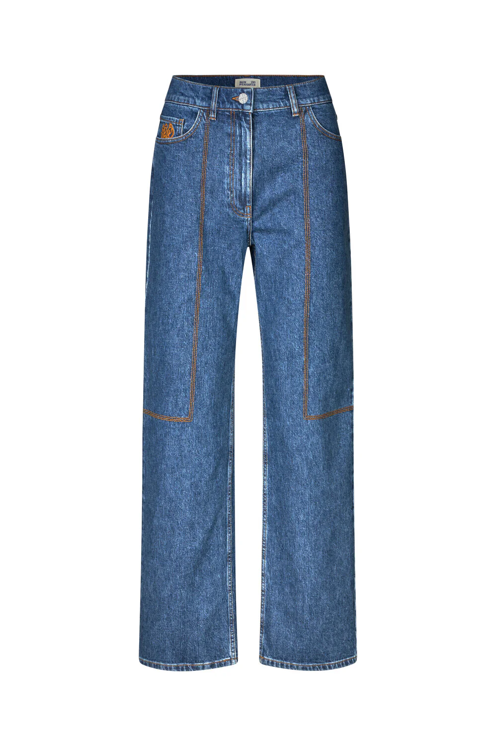 Baum und Pferdgarten  Nilda straight leg jeans - Classic Blue Denim