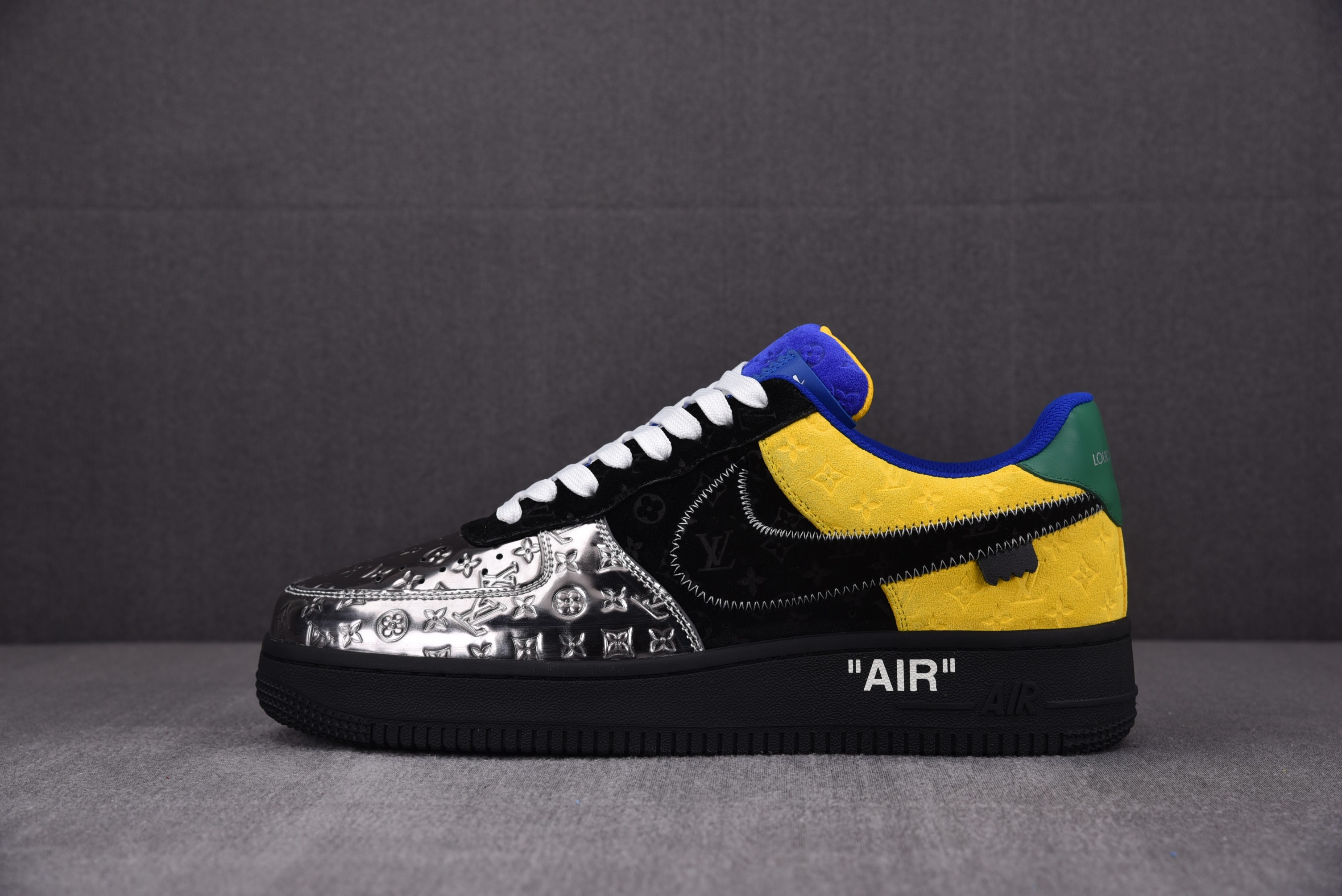 Nike Air Force 1 Low Louis Vuitton Virgil Abloh Purple Dusk/Metallic Silver (Be careful about the size!!)