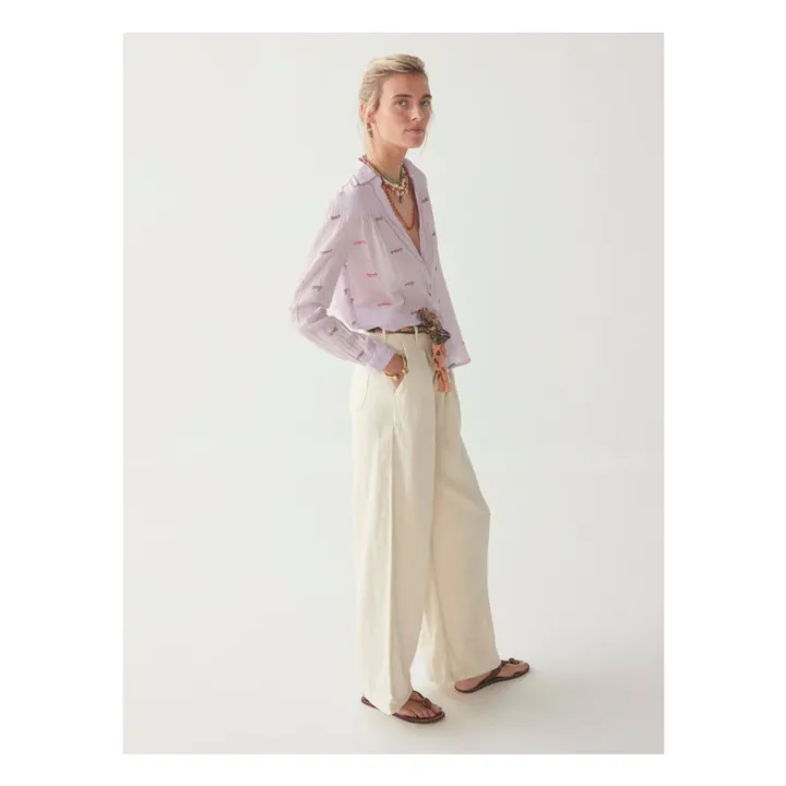 Maison Hotel Pantalon Ample Marisa | Blanc
