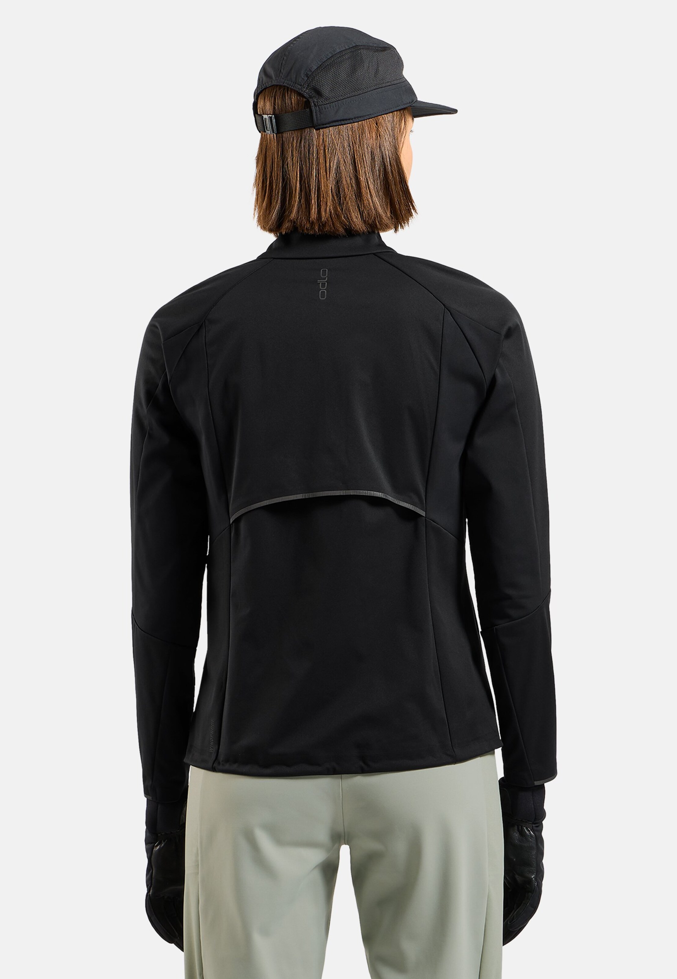 Winddichte Zeroweight Elite Langlaufjacke in black