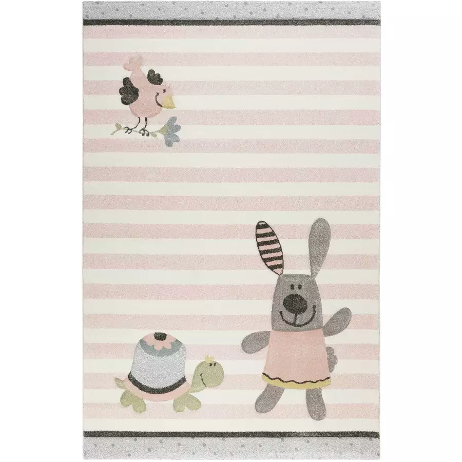 Sigikid Kinderteppich Happy Friends rosa