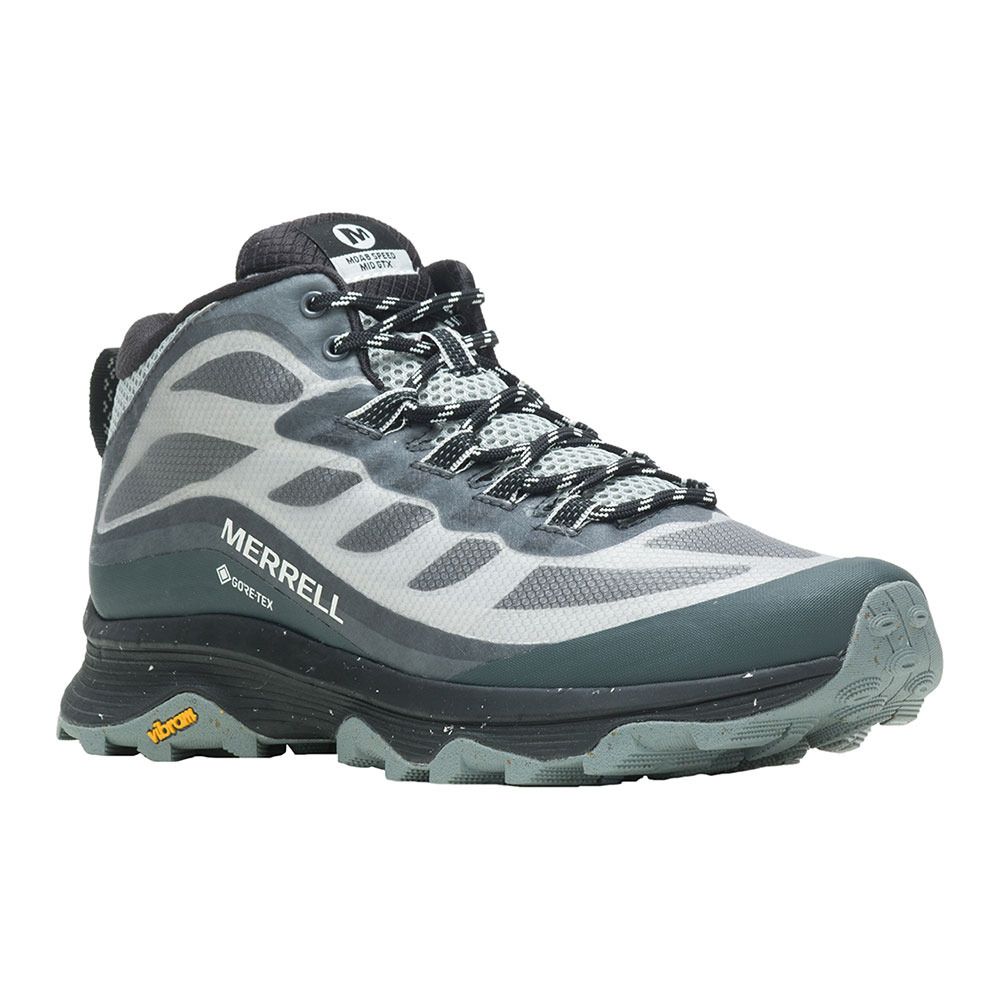 Merrell MOAB SPEED MID GTX - Chaussures randonné Homme granite