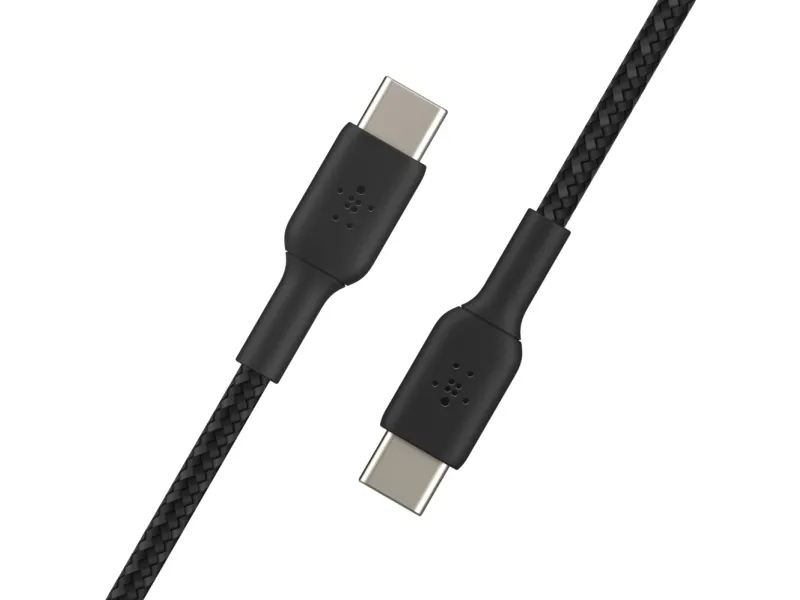 Belkin BoostCharge - USB-kabel - 24 pin USB-C (han) til 24 pin USB-C (han) - 1 m - sort