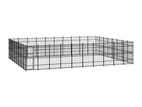 Chenil cage enclos pac noire 960 x 768 x 200 cm 02_0041879