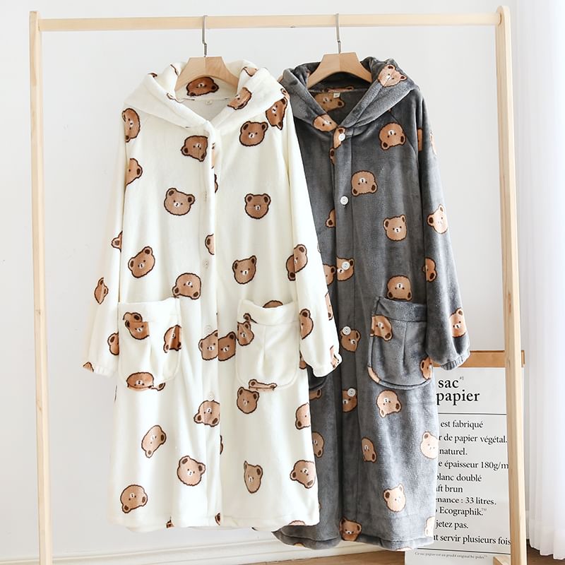 Dogini - Pyjamajas met bijpassende berenprint (verschillende ontwerpen)