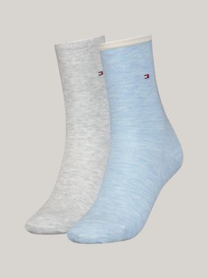 Pacote com 2 meias bordadas com a bandeira americana