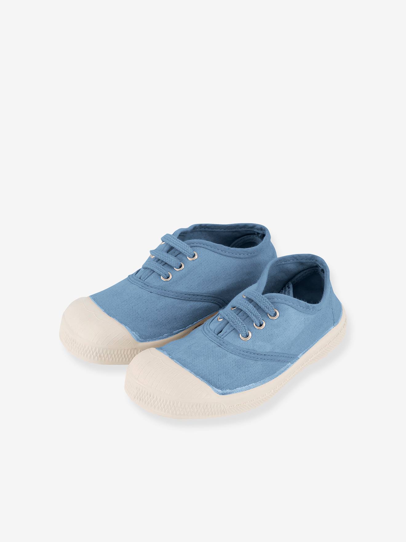 Tênis de algodão cáqui com cadarço BENSIMON®