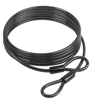 M-WAVE Câble De Verrouillage S 10.50 L - 5 Mètres X 10 Mm - Noir