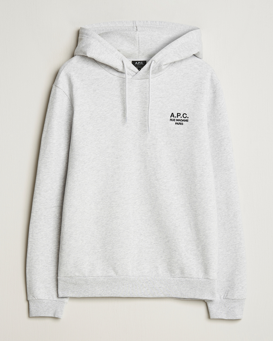A.P.C. Rue Madame Hoodie Heather Grey/Black