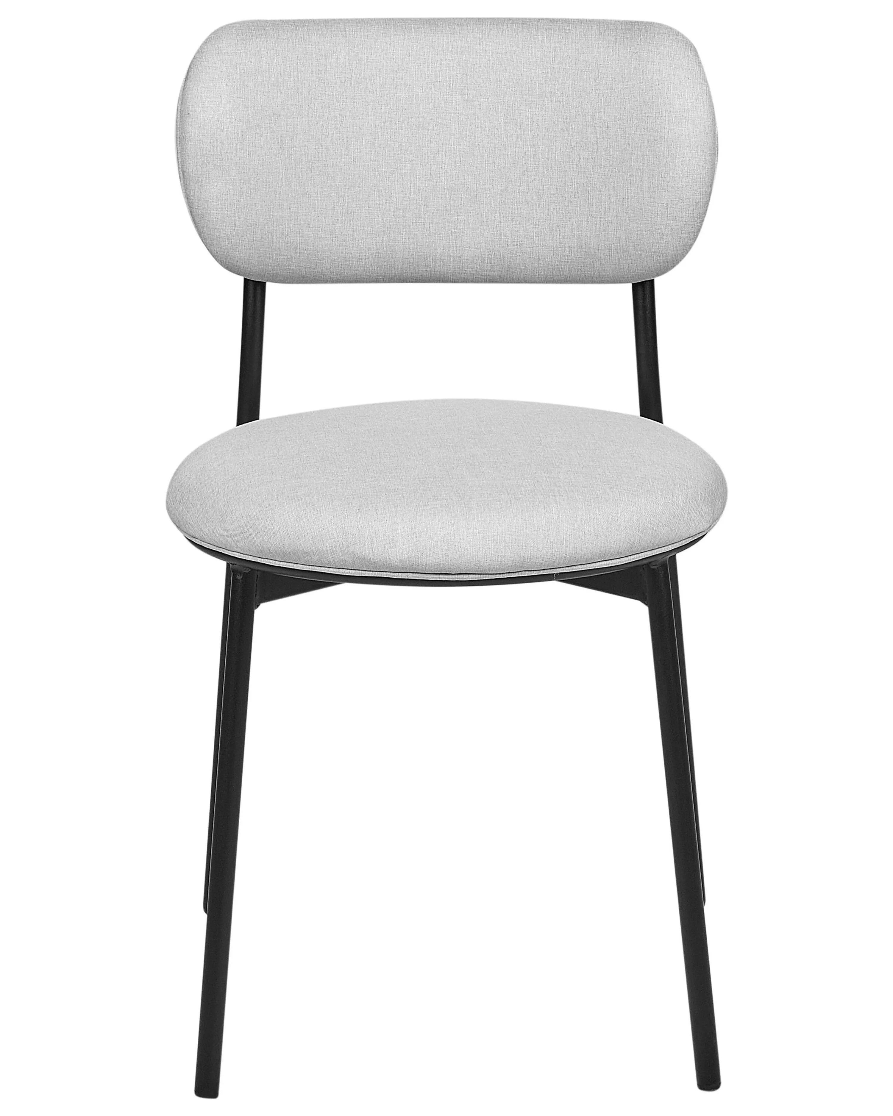 Set van 2 eetkamerstoelen CASEY Lichtgrijs