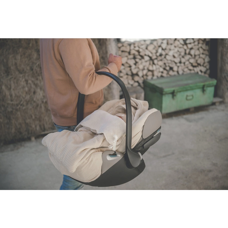 koeka Fußsack 0+ 35 Punkte Plüsch Vik beige
