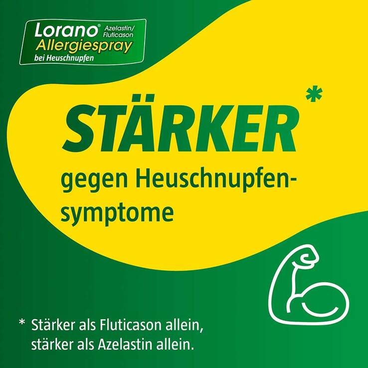 Lorano Azelastin / Fluticason Allergiespray bei Heuschnupfen, 23 g