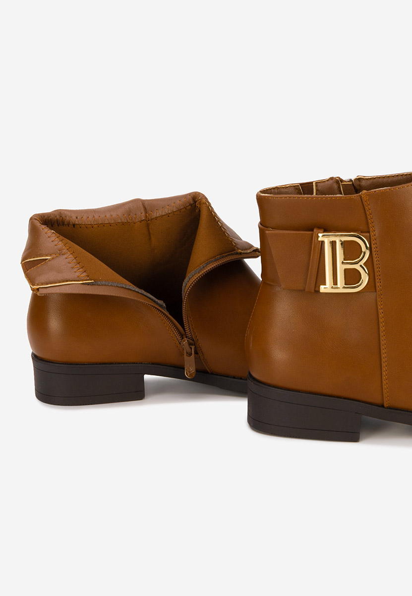 Bottines femme chameau Biensa
