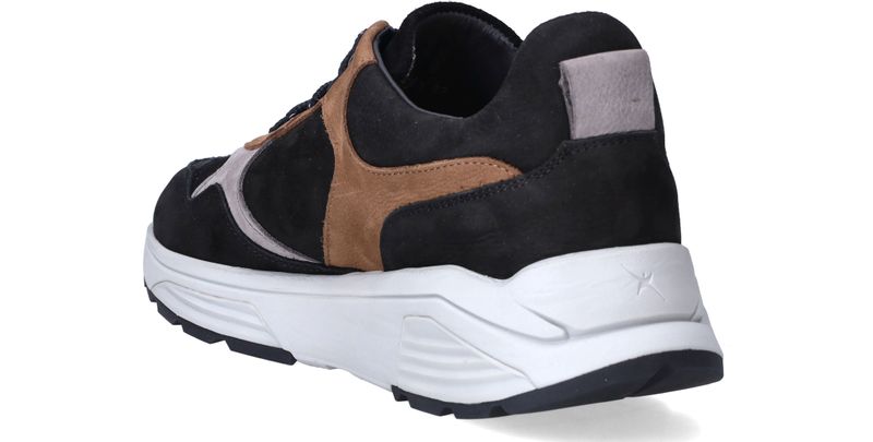 Xsensible Rialto Stretchwalker Sneakers Zwart Heren