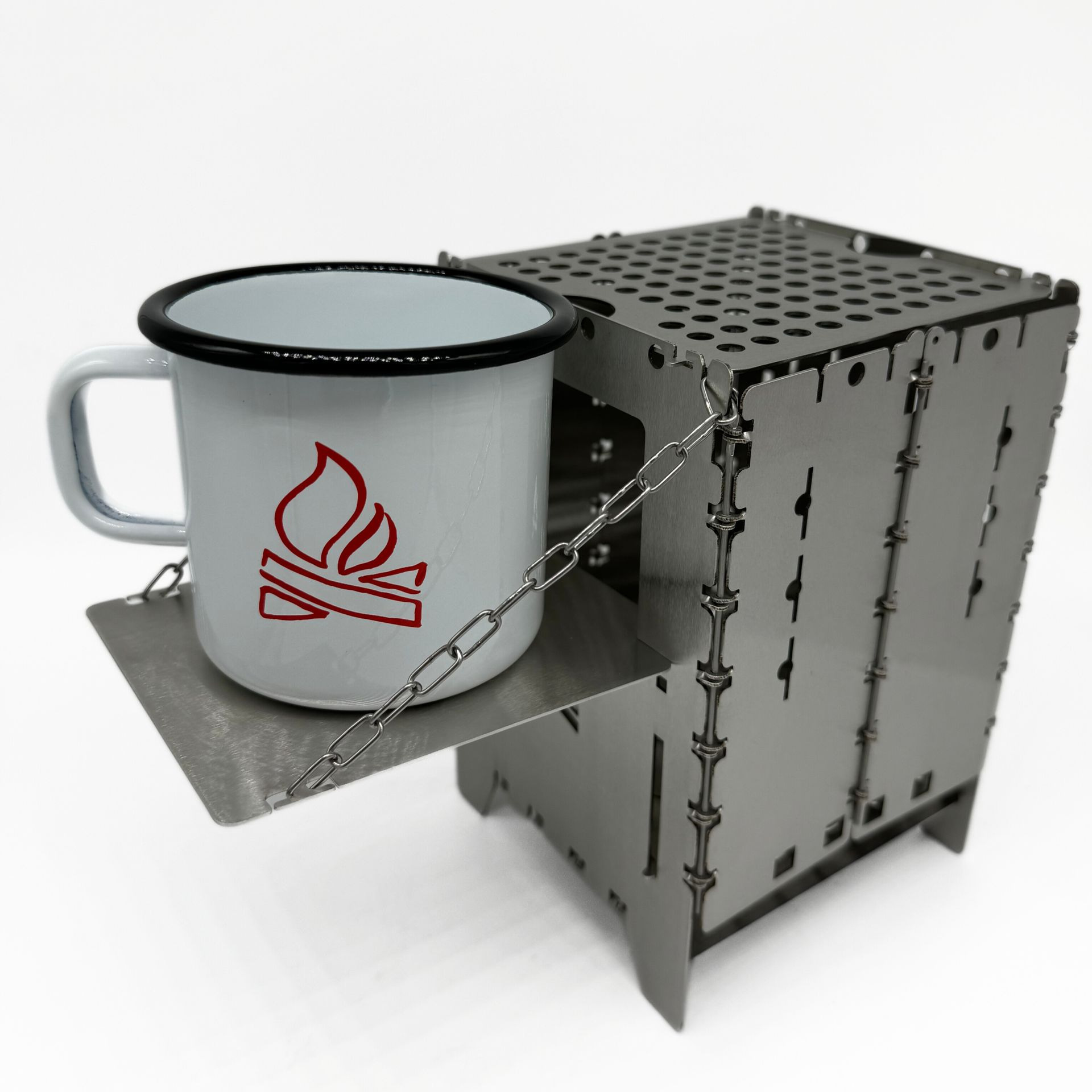 Holzrutsche Bushbox XL Titanium