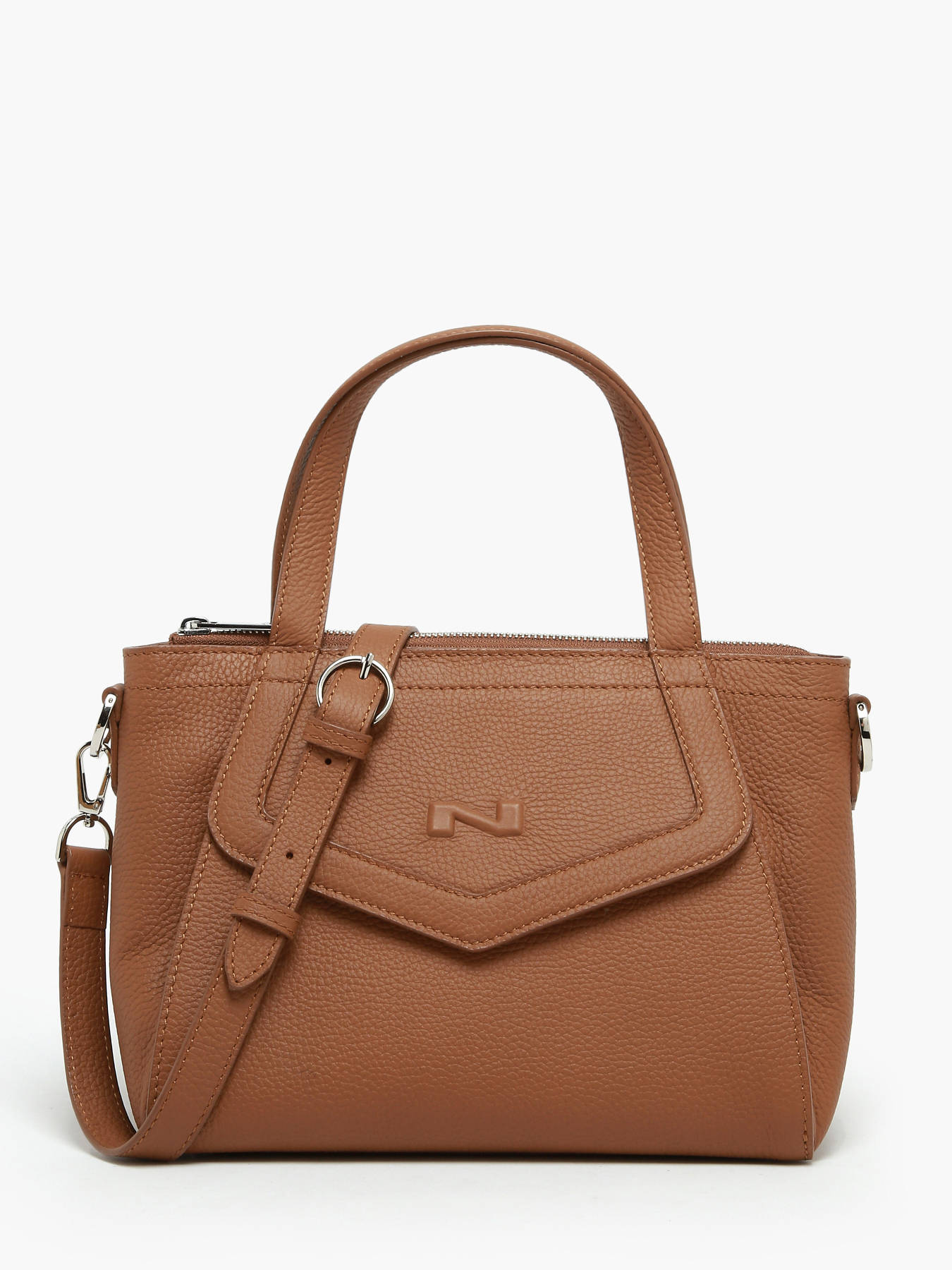 Sazc  main Cacao cuir NATHAN BAUME