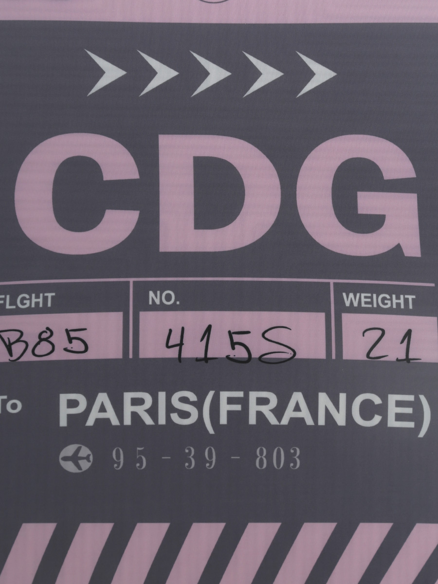 Housse de valise Airtex To Paris CDG - L