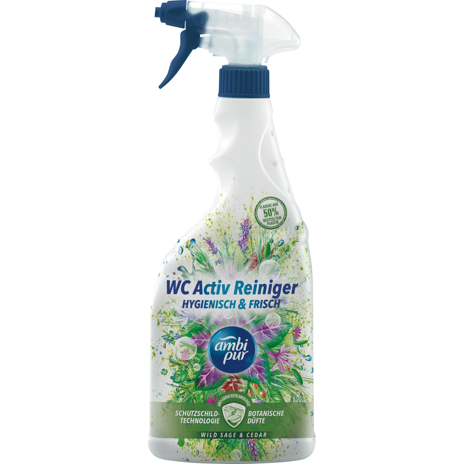 ambi pur WC Activ Reiniger Wilder Salbei & Zedernholz 750 ml