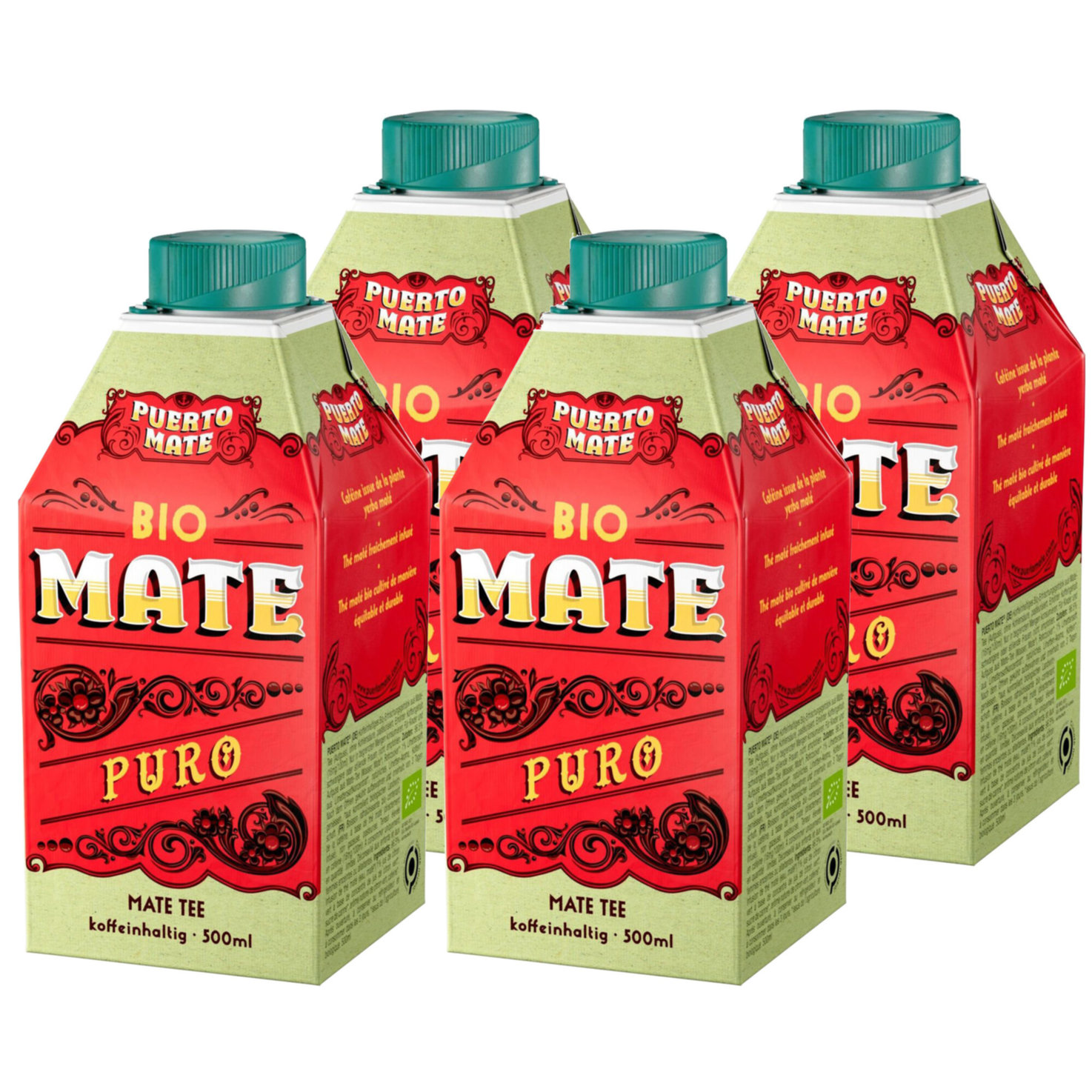 PUERTO MATE® Bio – Mate Puro 4x 50cl -4x 50cl