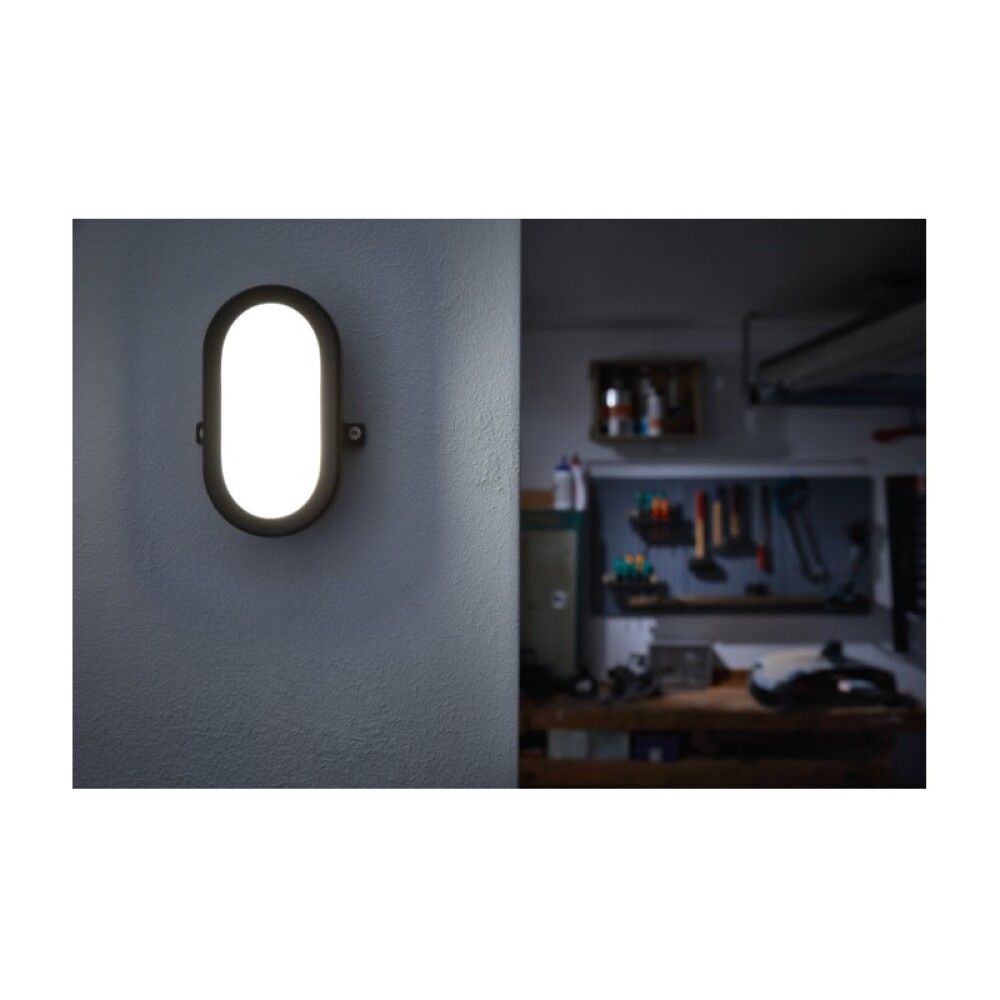 VEGGLAMPE LEDVANCE BULKHEADUTE 6W 4000K HVIT