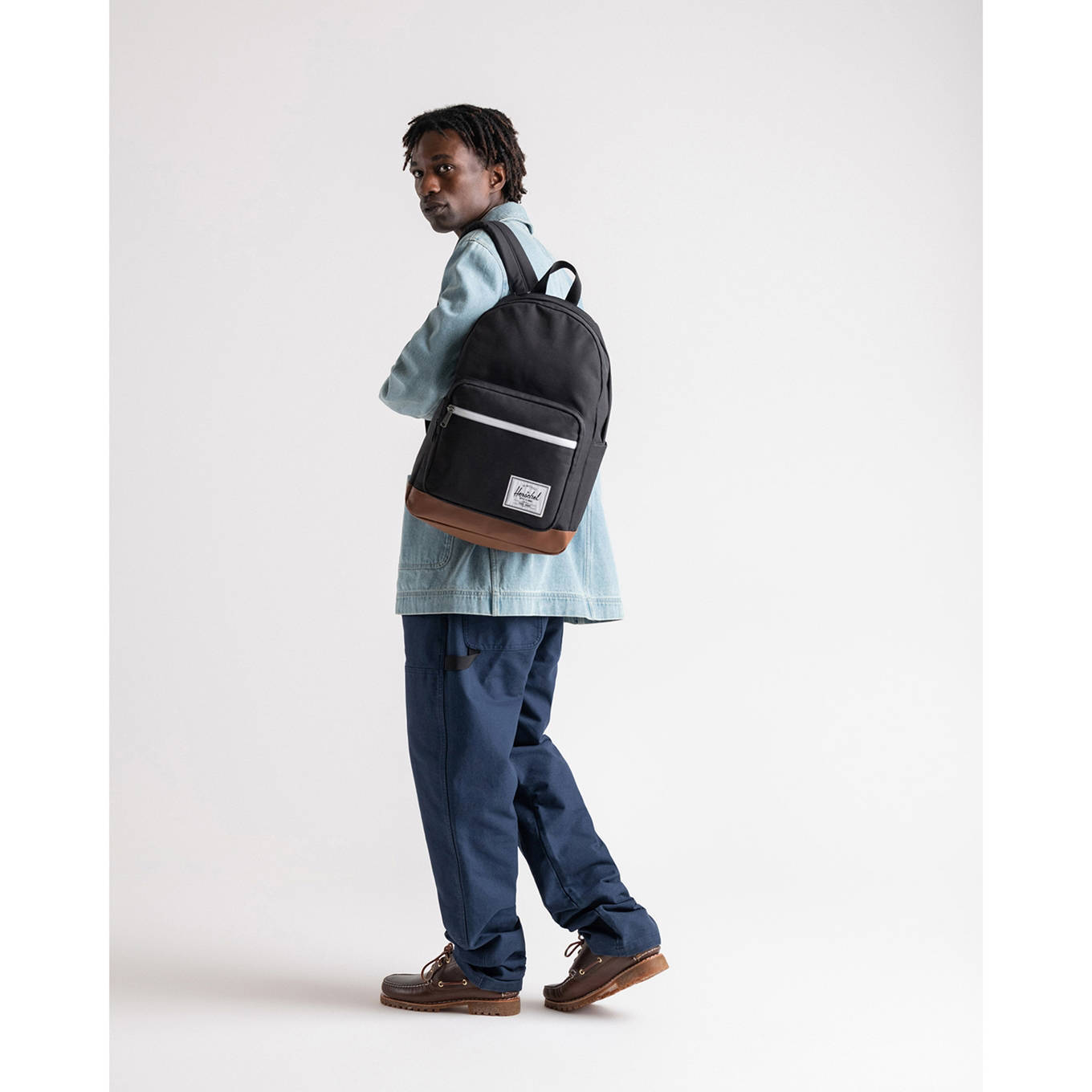 Herschel rugzak Pop Quiz black/tan