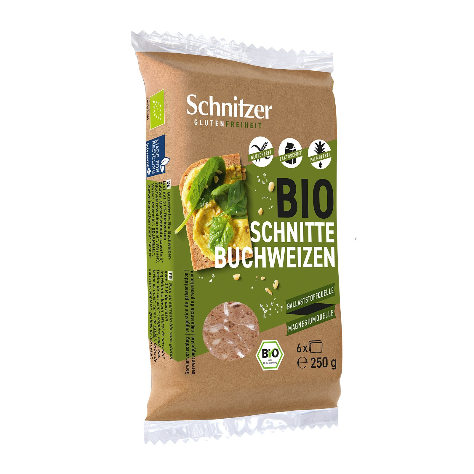 Schnitzer Bio Schnitte Buchweizen Glutenfrei