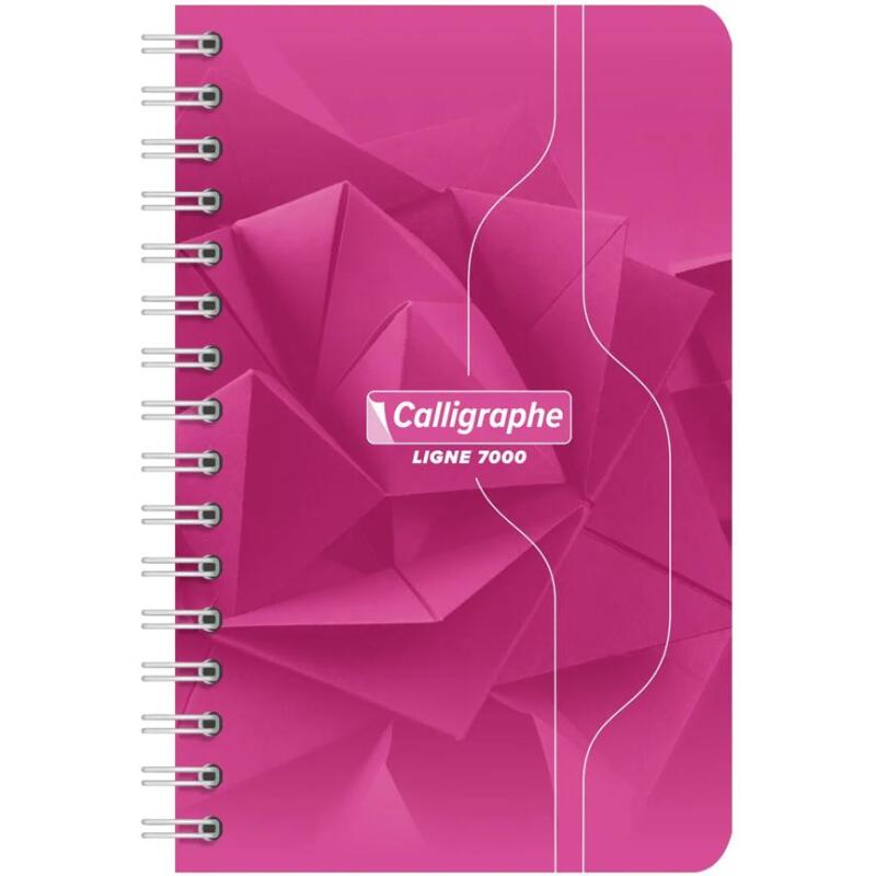 Carnet reliure intégrale 7000 9x14 cm 100 pages petits carreaux 70 g - Assortis