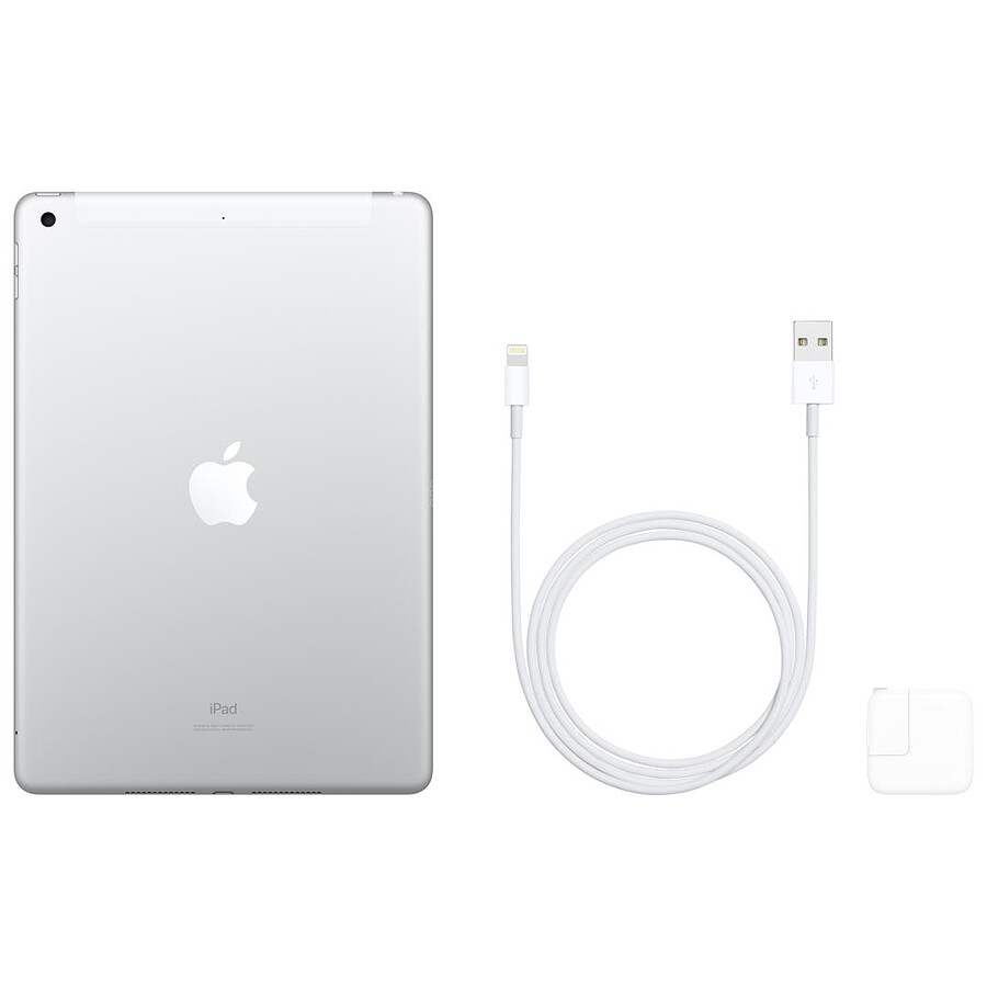 Apple iPad Wi-Fi + Cellular 10.2 - 32 Go - Argent (7 ème génération) · Reconditionné