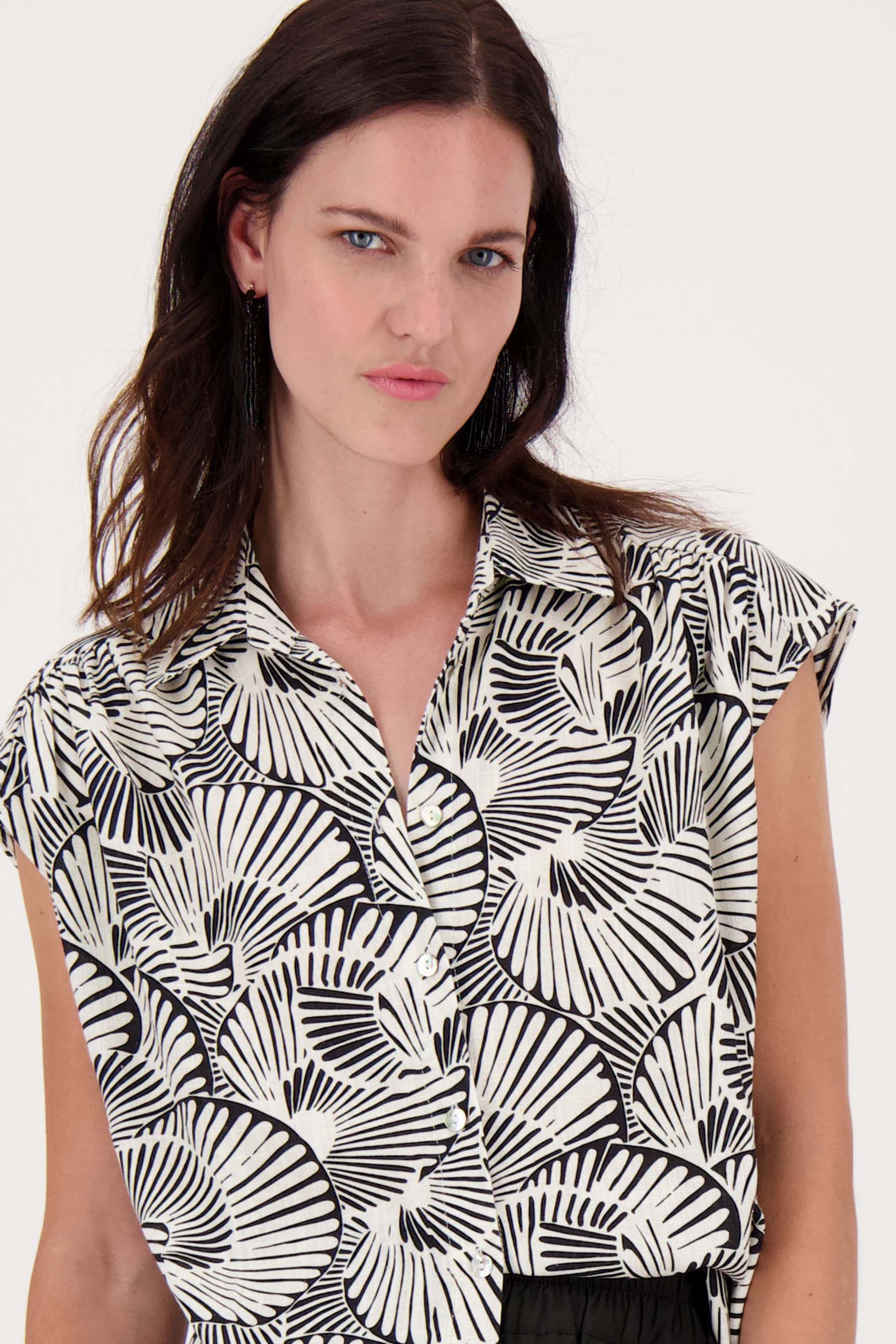 top met grafische print