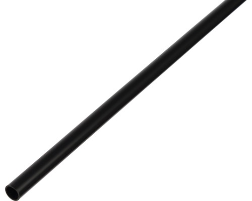 Ronde PVC-buis, zwart, Ø 7 mm, 1 m