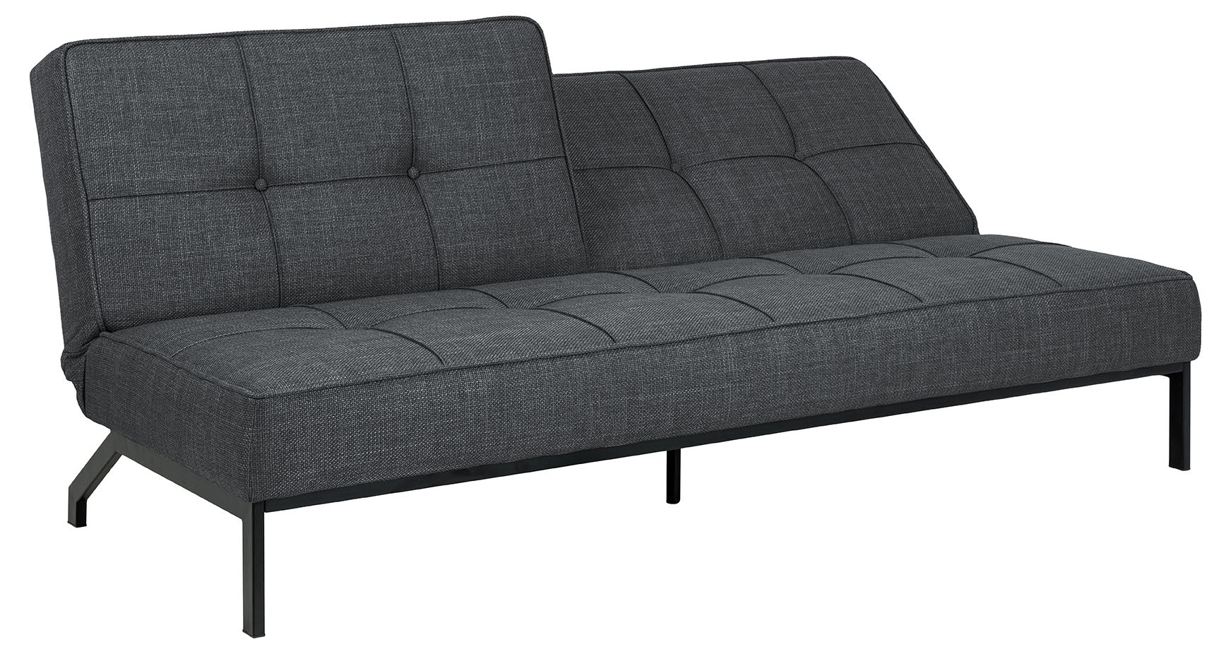 Tava Slaapbank - 198 x 95cm - Donker Grijs