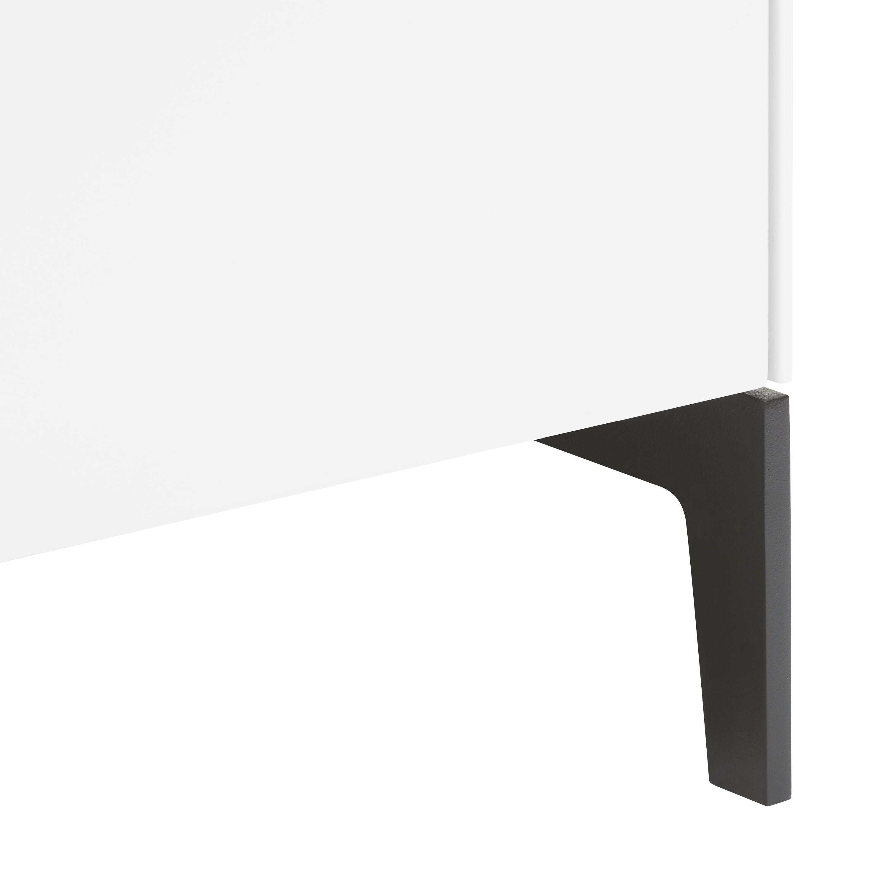 LUX Lowboard - Weiss / B: 180.0 cm x T: 46.0 cm x H: 68.0 cm