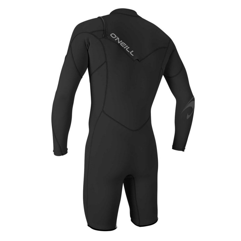 SHORTY ONEILL HAMMER 2MM FRONTZIP MANCHES LONGUES NOIR