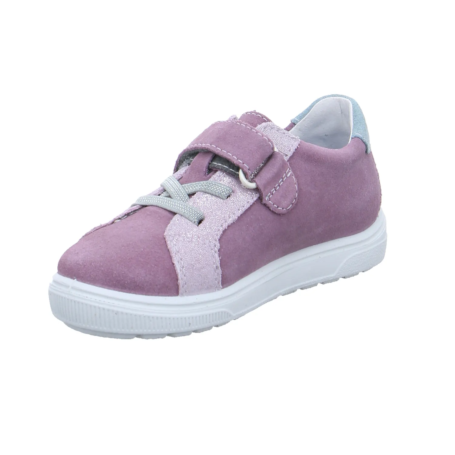 RICOSTA Kleinkinder-Halbschuh Klett Rosa Leder  Bottine