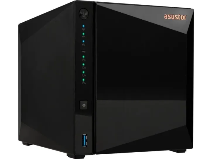 ASUSTOR Drivestor 4 Pro AS3304T - NAS-server - 4 bays - RAID RAID 0, 1, 5, 6, 10, JBOD, 5 hot spare, 1 hot spare - RAM 2 GB - 2.5 Gigabit Ethernet - iSCSI support