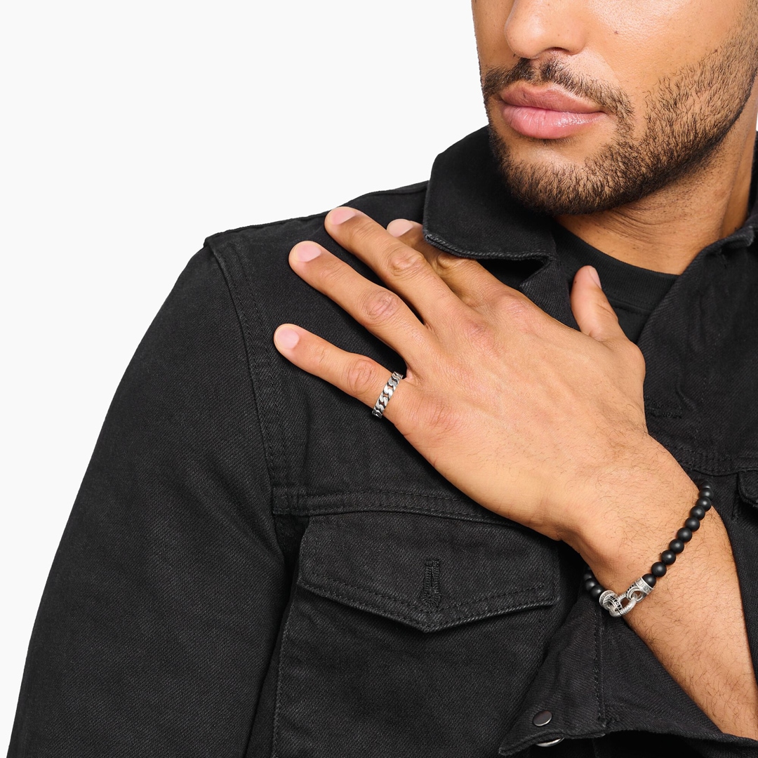Thomas Sabo Rebel Basics Ring Kettenglieder Silber