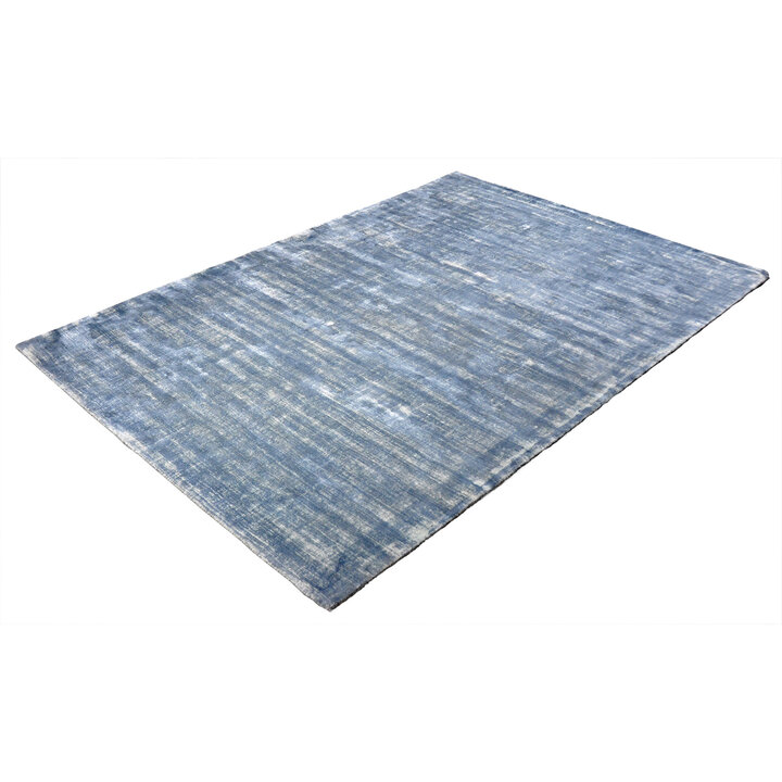 Viscose vloerkleed - Alain Blauw | Luxueus