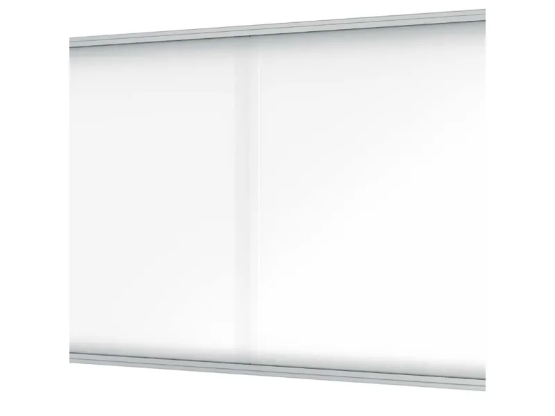 Nobo Premium Plus magnetisk låsbart opslagsskab med skydelåge 27xA4 Hvid