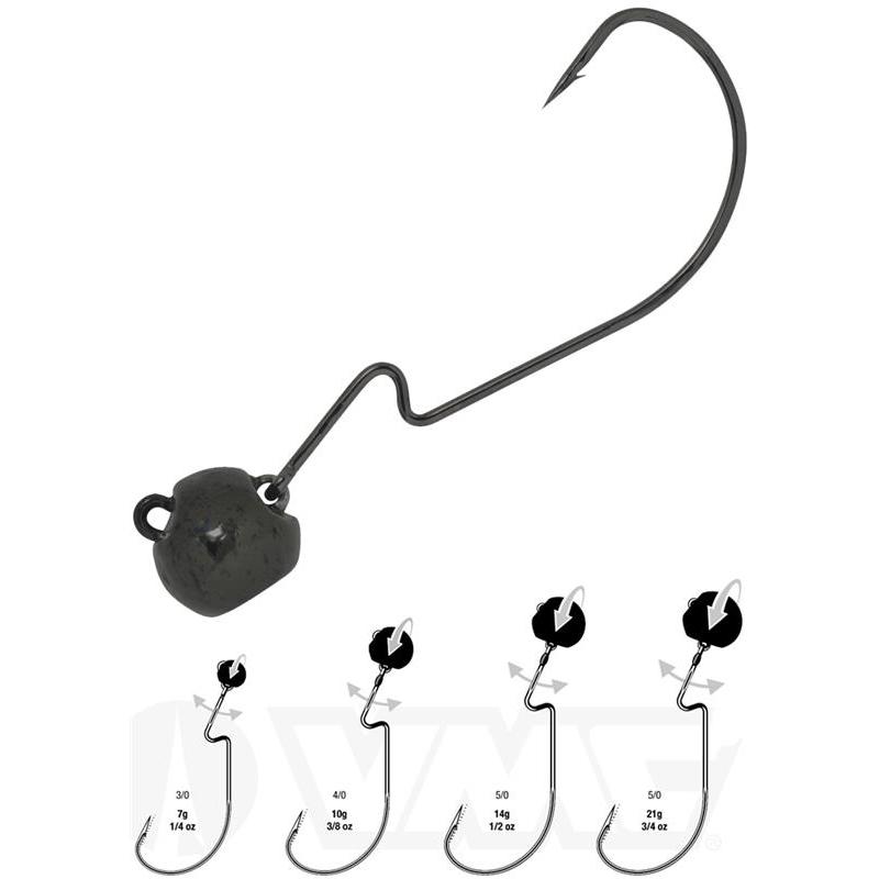 Tete Plombee Vmc Mystic Predator Swingin Rugby Jig 7320 Sj