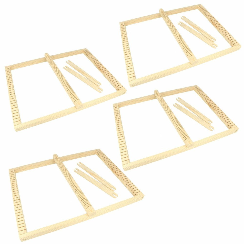 4 métiers à tisser rectangulaires 30 x 39 cm