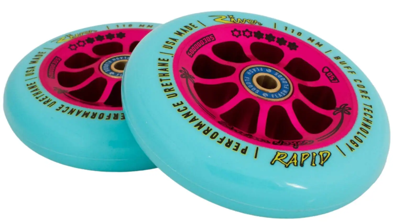 River Rapid Signature Hjul Til Løbehjul 2-Pak | SkatePro