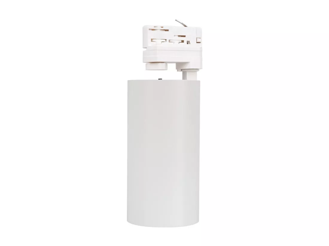 Spot LED sur Rail Triphasé 40W d'Angelo CCT LIFUD Blanc Sélectionnable (chaud-neutre-froid)