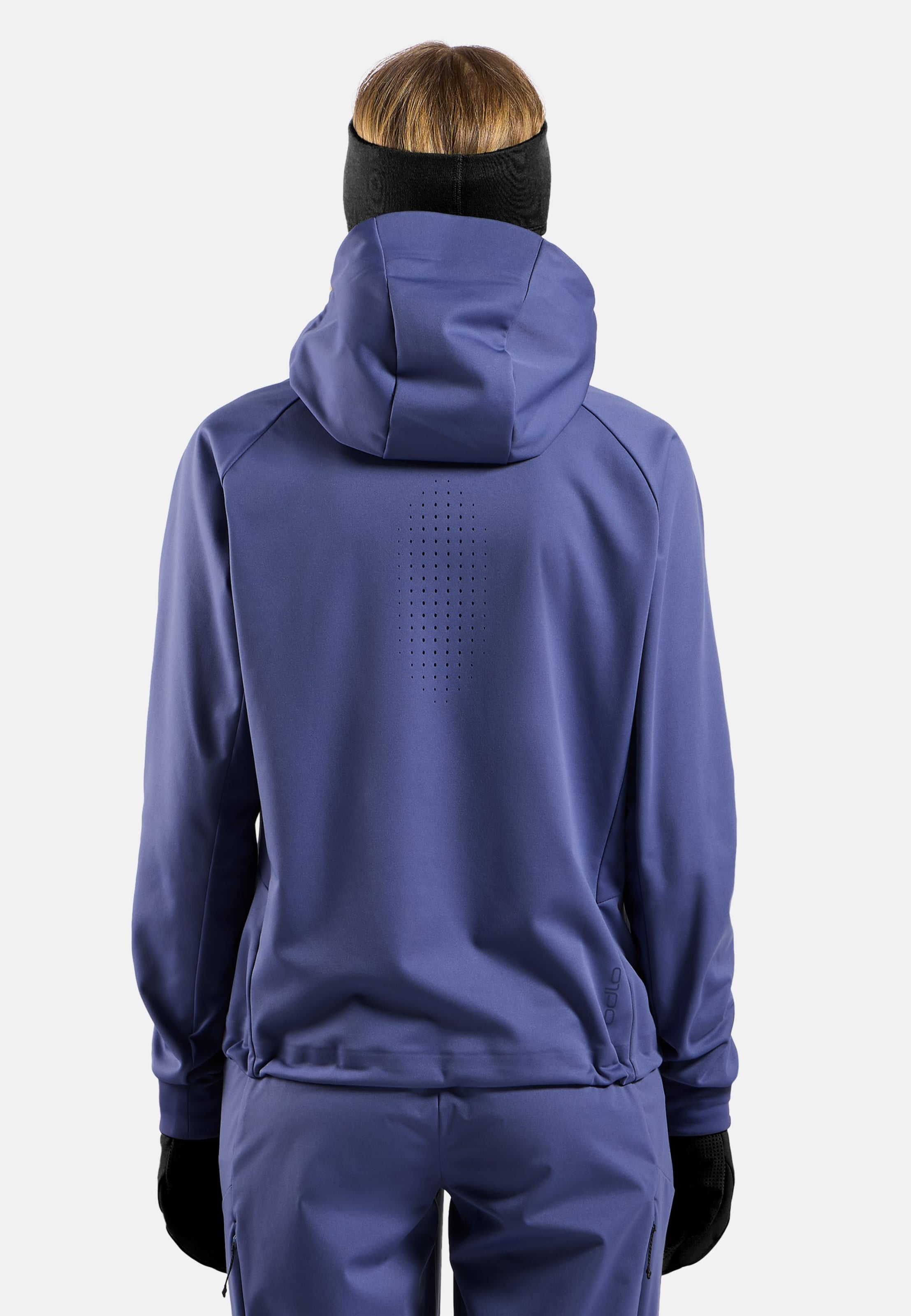 Winddichte Zeroweight X-Warm Langlaufjacke in Skipper Blue