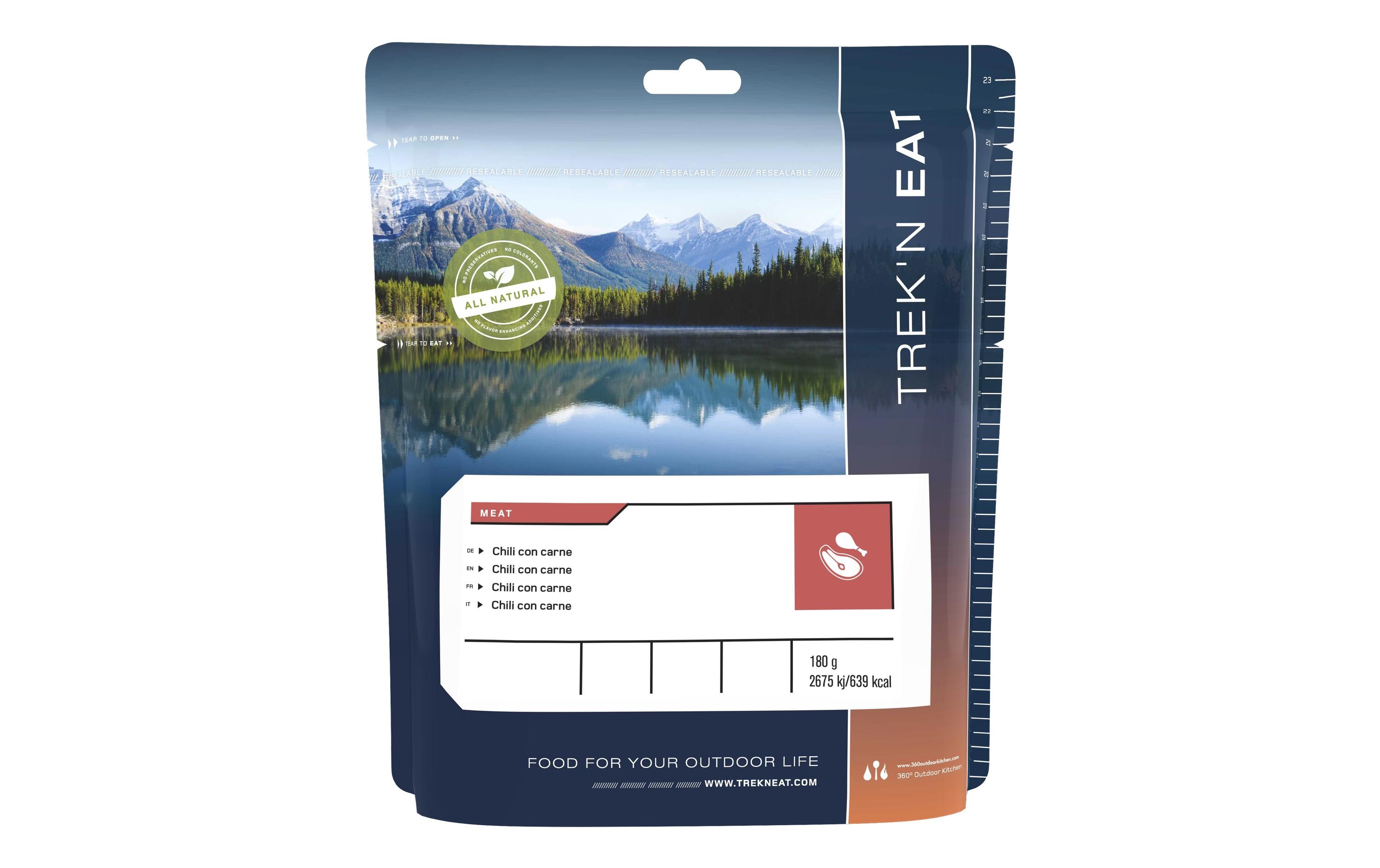 Hauptgericht Chili con CarneOutdoor-Fertiggericht, Fleischgerichte