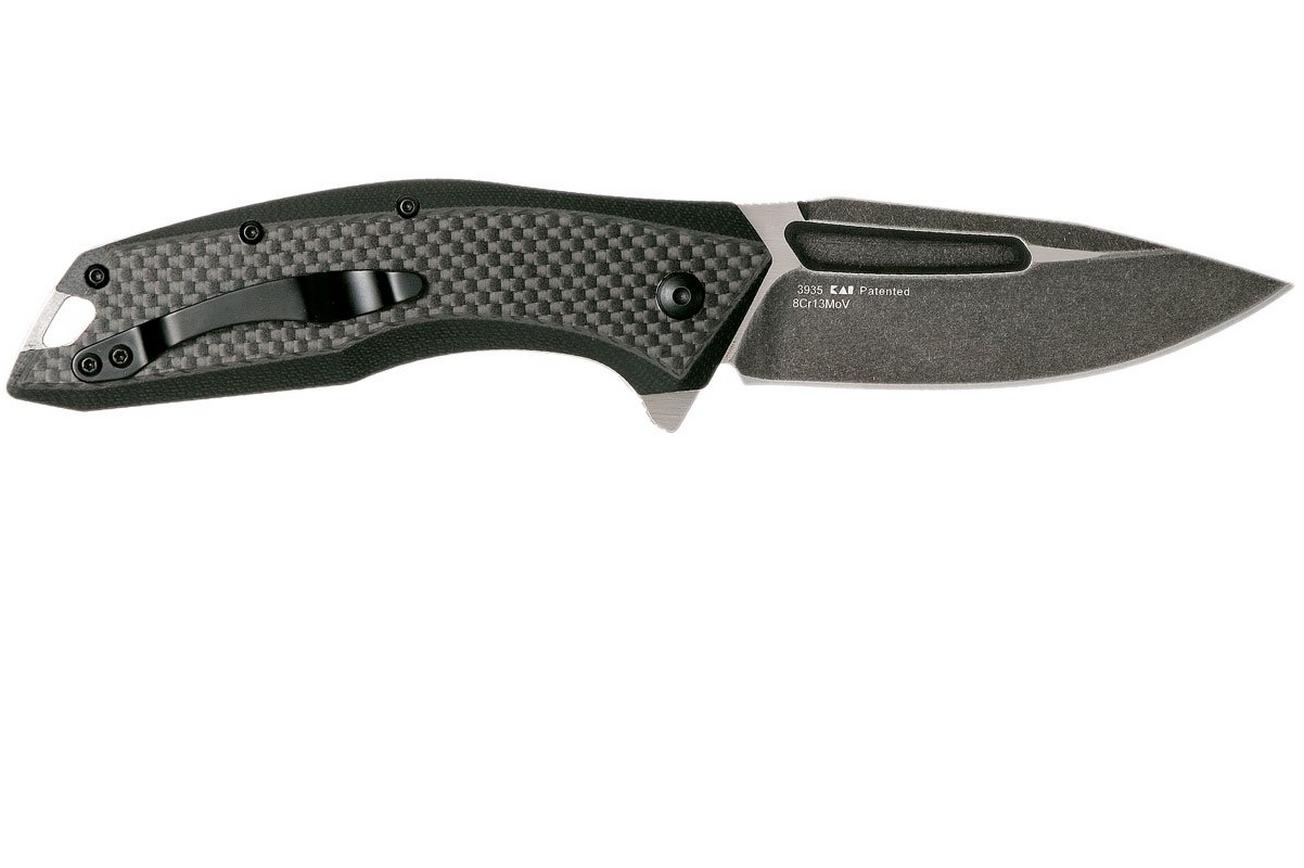Kershaw Flourish 3935 zakmes, carbonfiber/G10