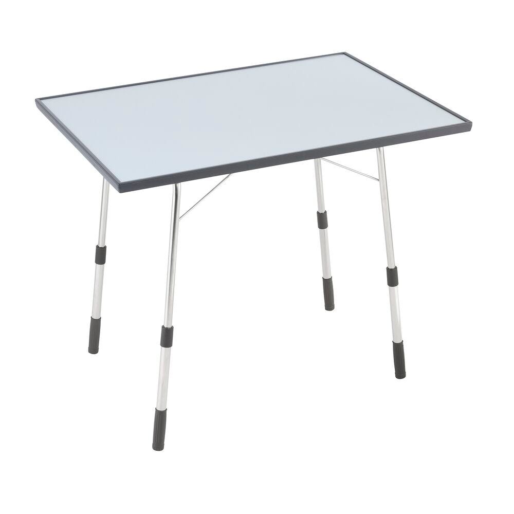 Klappbarer Campingtisch California Spanplatte Grau Carbon-Alu Brut