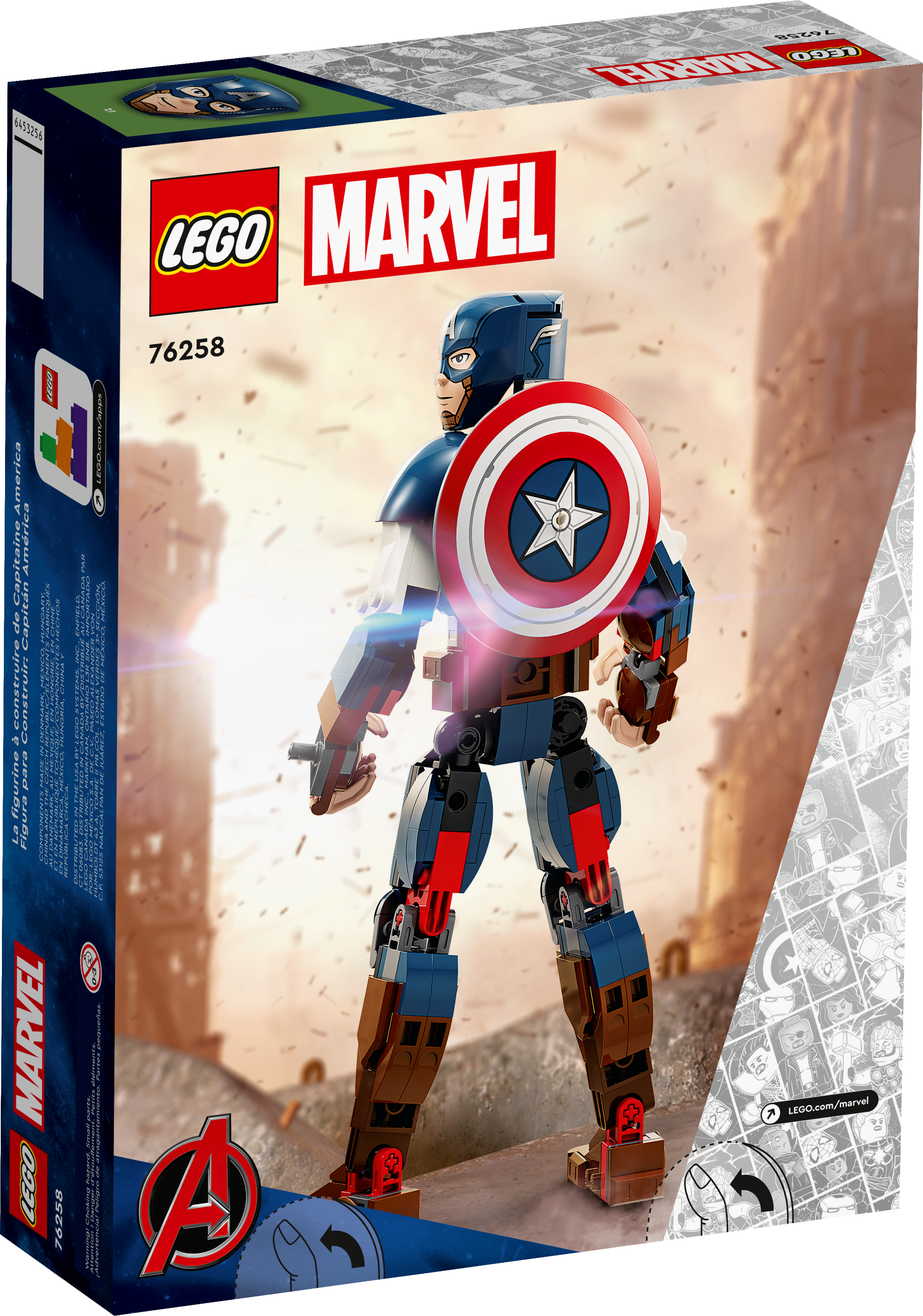 Estatueta do Capitão América 76258