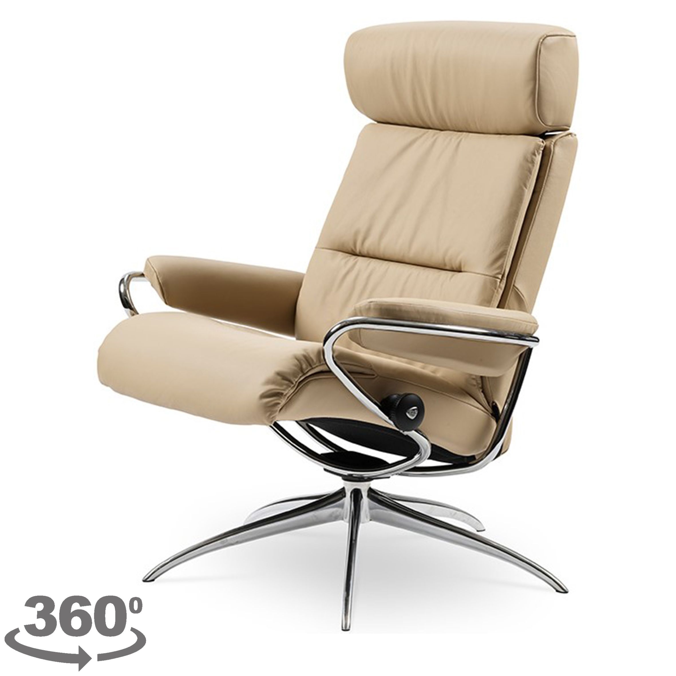 Relaxfauteuil Tokyo LowBack met hoofdsteun  | StresslessB80 x D76 x H99 cm
