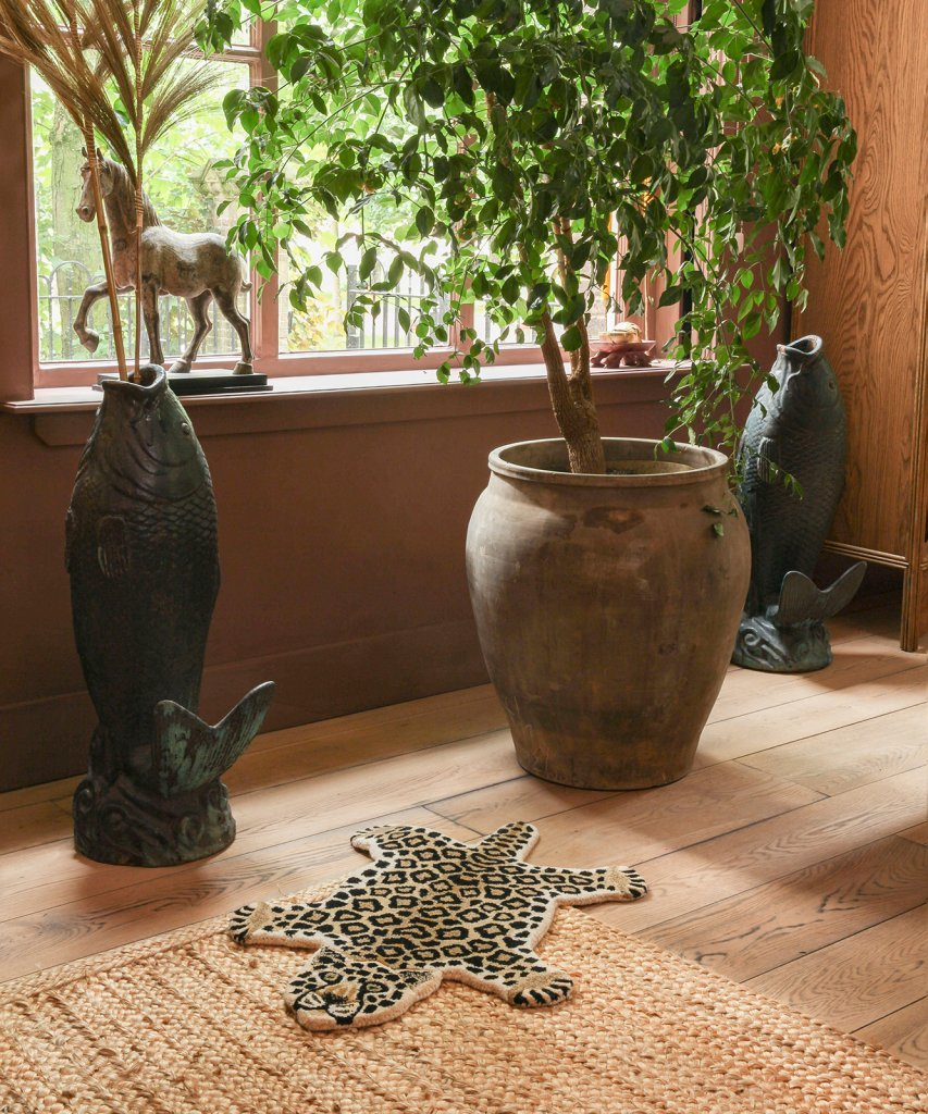 Doing Goods vloerkleed Loony leopard - small
