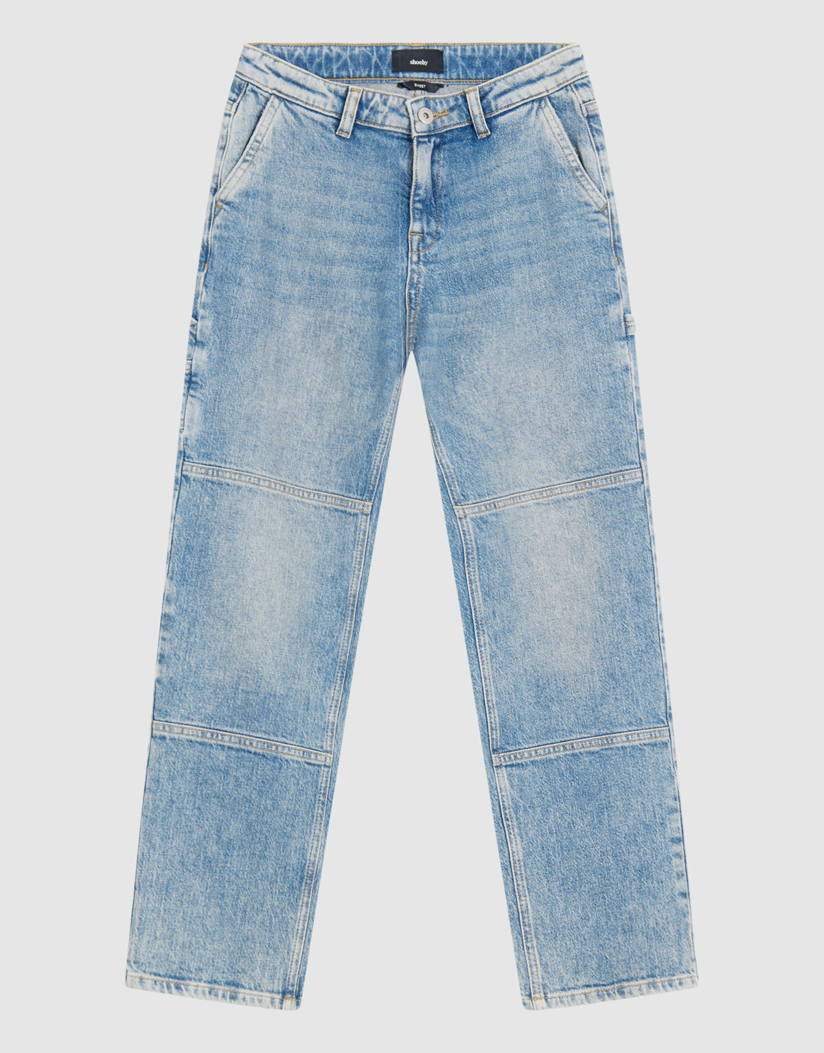 Carpenter Baggy Fit Jeans Blauw